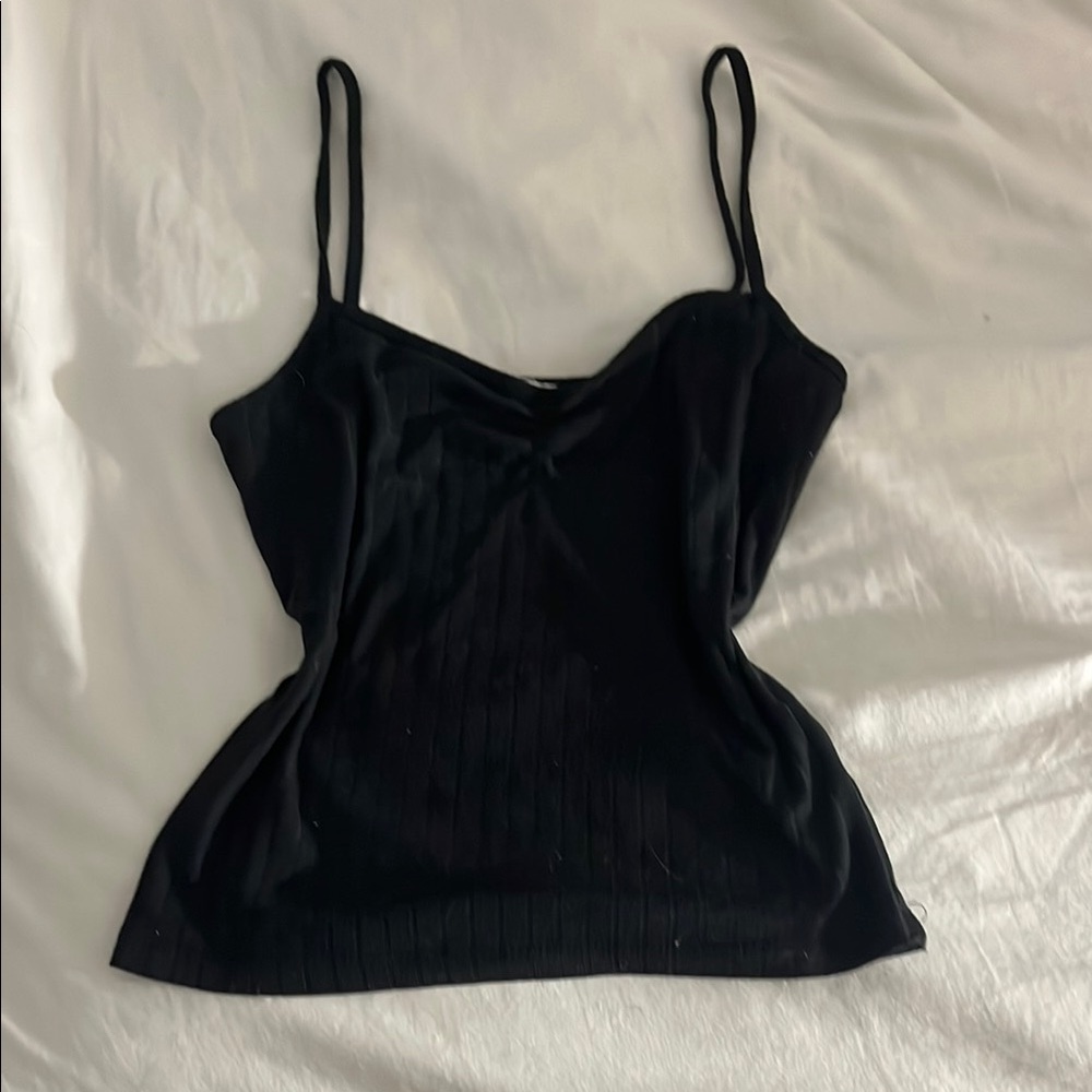 Black crop top